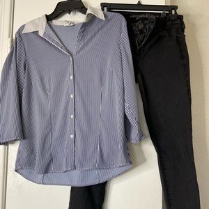 american eagle black jeans